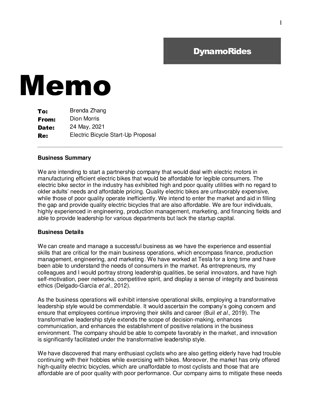 Preview image for BGMT Project 2 Case Scenario-Dion is an engineer with Tesla Motors